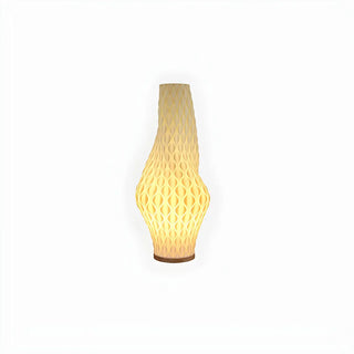 Unique White 3D Geometric Ambient Wooden Floor Lamp Zawala Image - 12