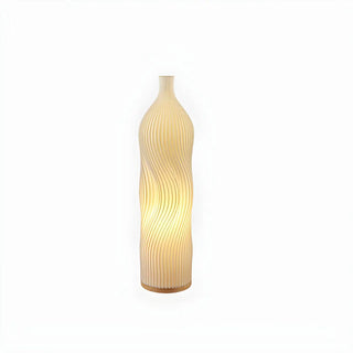 Unique White 3D Geometric Ambient Wooden Floor Lamp Zawala Image - 13