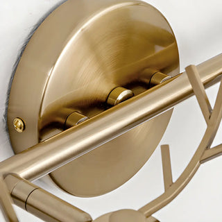 Creative 3-Light Antler and Cylinder Gold Vanity Light Zawala Image - 11