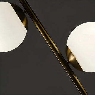 3-Light Globe Gold Contemporary Metal Floor Lamp Zawala Image - 10