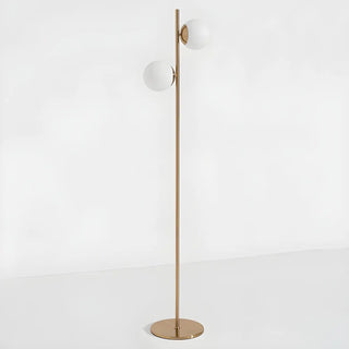 3-Light Globe Gold Contemporary Metal Floor Lamp Zawala Image - 12