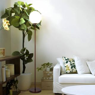 3-Light Globe Gold Contemporary Metal Floor Lamp Zawala Image - 7