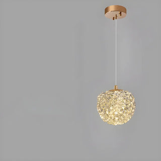 Modern Adjustable Height Clear Crystal Ball Pendant Light Zawala Image - 7