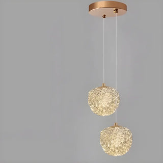 Modern Adjustable Height Clear Crystal Ball Pendant Light Zawala Image - 8