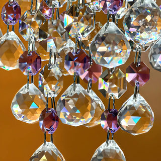 ZOWALA - Modern Clear Crystal Droplet Teardrop Pendant Light Image - 9