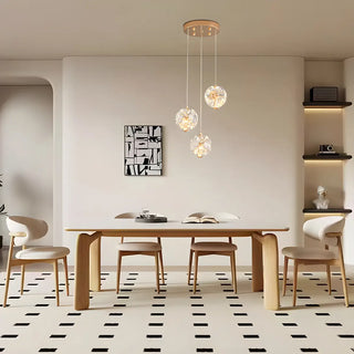 ZOWALA - Modern Cluster Crystal Ball Dining Room Pendant Light Image - 1