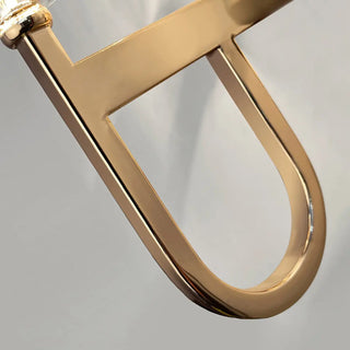 Stylish Clear Crystal Gold Cylinder Metal Wall Sconce Zawala Image - 22