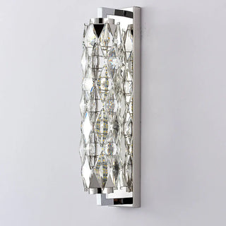 Luxury Gold Geometric Crystal Wall Light Fixture Zawala Image - 15
