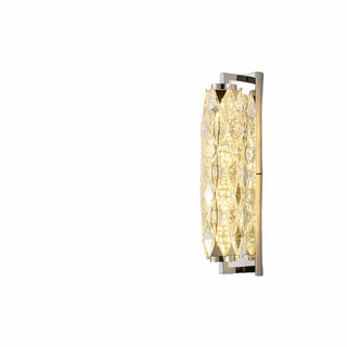 Luxury Gold Geometric Crystal Wall Light Fixture Zawala Image - 8
