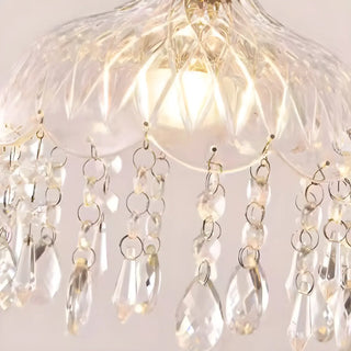 Exquisite Gold Crystal Hanging Pendant Wall Sconce Zawala Image - 10