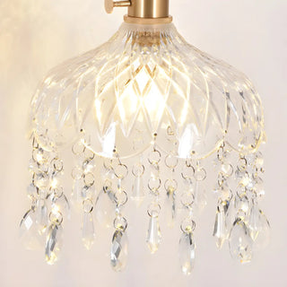 Exquisite Gold Crystal Hanging Pendant Wall Sconce Zawala Image - 8