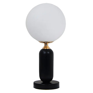 Minimalist White Globe Metal Bedroom Decor Table Lamp Zawala Image - 14