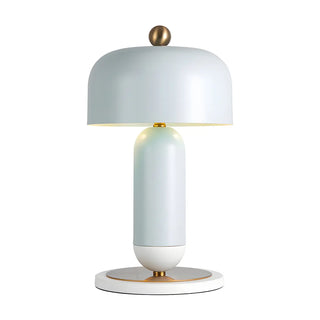 Unique Pink Metal Geometric Decor Bedroom Table Lamp Zawala Image - 10