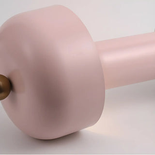Unique Pink Metal Geometric Decor Bedroom Table Lamp Zawala Image - 7