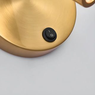Rotating Cylinder Aluminum Bedside Reading Wall Light Image - 16