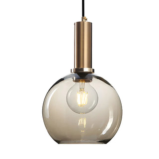 ZOWALA - Modern Clear Glass Dome Dining Room Pendant Light Image - 21