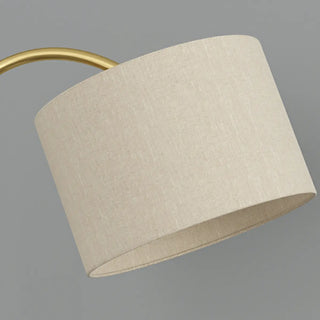 ZOWALA - Simple Adjustable Barrel Gold Floor Lamp with Storage Image - 5