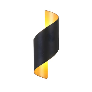 Gold Artistic Metal Spiral Small Wall Light Warm Light Zawala Image - 11