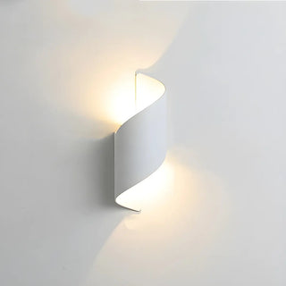 Gold Artistic Metal Spiral Small Wall Light Warm Light Zawala Image - 12