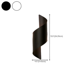 Gold Artistic Metal Spiral Small Wall Light Warm Light Zawala Image - 14