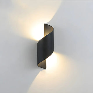 Gold Artistic Metal Spiral Small Wall Light Warm Light Zawala Image - 7