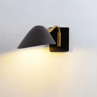 Modern Black Geometric Dual-Arm Rotatable Wall Lamp Zawala Image - 11