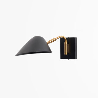 Modern Black Geometric Dual-Arm Rotatable Wall Lamp Zawala Image - 5