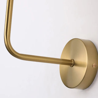 Bedroom Brown Pleated Fabric Shade Cone Wall Sconce Image - 23