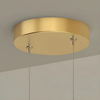 ZOWALA - Modern Maple Clear Acrylic Leaf Bedroom Pendant Light Image - 13
