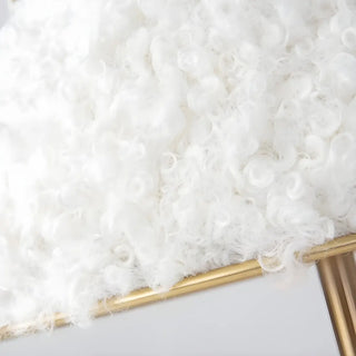 Cute Fluffy Shade Ear Accents Pink Base LED Table Lamp Zawala Image - 5