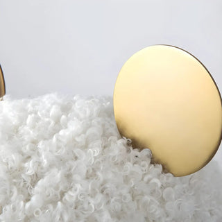 Cute Fluffy Shade Ear Accents Pink Base LED Table Lamp Zawala Image - 6