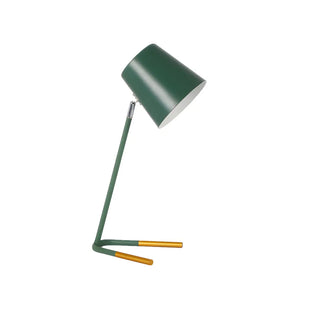 ZOWALA - Simple Yellow Barrel Shade Modern Metal Table Lamp Image - 10
