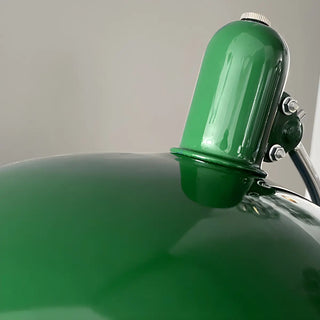 Stylish Green Metallic Shade Modern Arc Table Lamp Zawala Image - 10