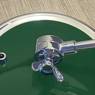 Stylish Green Metallic Shade Modern Arc Table Lamp Zawala Image - 11