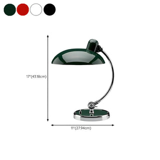 Stylish Green Metallic Shade Modern Arc Table Lamp Zawala #size