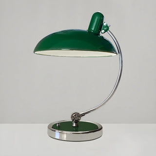 Stylish Green Metallic Shade Modern Arc Table Lamp Zawala Image - 7