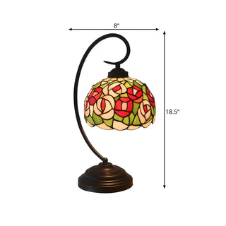 ZOWALA - Tiffany Metal Desk Lamp Image - 4