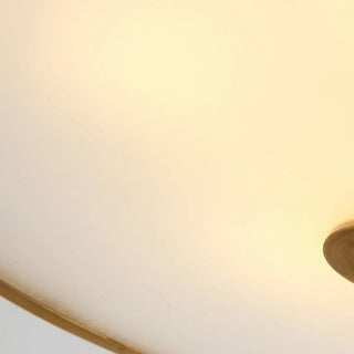 Bedroom Drum Gold Crystal Flush Mount Ceiling Light Zawala Image - 10