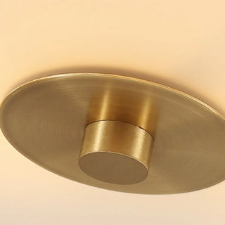 Bedroom Drum Gold Crystal Flush Mount Ceiling Light Zawala Image - 12