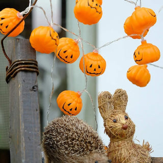 ZOWALA - Modern Halloween Crazy Pumpkin Lantern LED String Light Image - 13