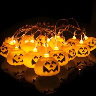 ZOWALA - Modern Halloween Crazy Pumpkin Lantern LED String Light Image - 3