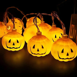 ZOWALA - Modern Halloween Crazy Pumpkin Lantern LED String Light Image - 4