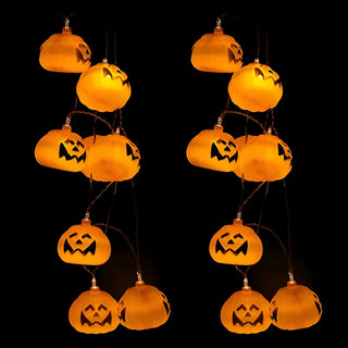 ZOWALA - Modern Halloween Crazy Pumpkin Lantern LED String Light Image - 6