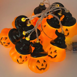 ZOWALA - Modern Halloween Crazy Pumpkin Lantern LED String Light Image - 7