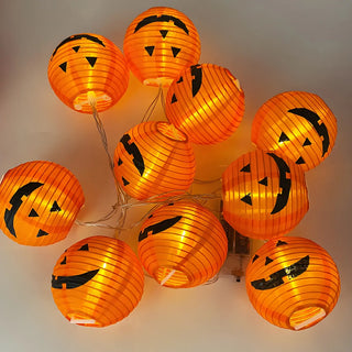 ZOWALA - Modern Halloween Crazy Pumpkin Lantern LED String Light Image - 9