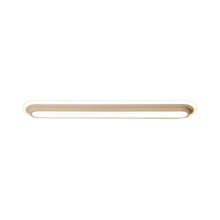 Hallway White Long Strip LED Flush Mount Ceiling Light Zawala Image - 8