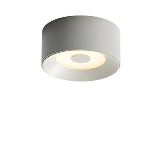 Hallway Black Cylinder Glass LED Flush Mount Light Zawala Image - 12