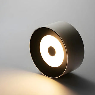 Hallway Black Cylinder Glass LED Flush Mount Light Zawala Image - 2