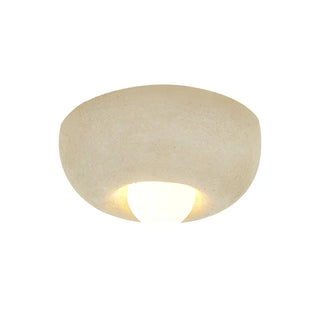 ZOWALA - Simple Mini Cream Geometric Flush Mount Ceiling Light Image - 11
