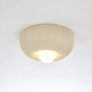 ZOWALA - Simple Mini Cream Geometric Flush Mount Ceiling Light Image - 7